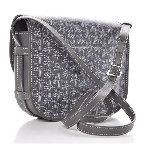 goyard chevron belvedere pm messenger|goyard belvedere pm gray.